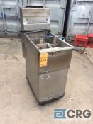 Pitco Sir Lawrence 40C portable propane gas 2-basket frialator