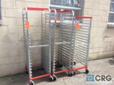 Lot of (3) 20 tier bakers racks