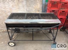 Big John 50 in. Long X 16 in. deep portable propane grill