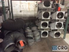 Lot of asst portable heater vent duct work