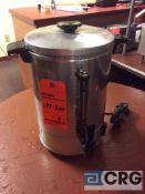 Lot of (4) 55 cup aluminum coffee maker