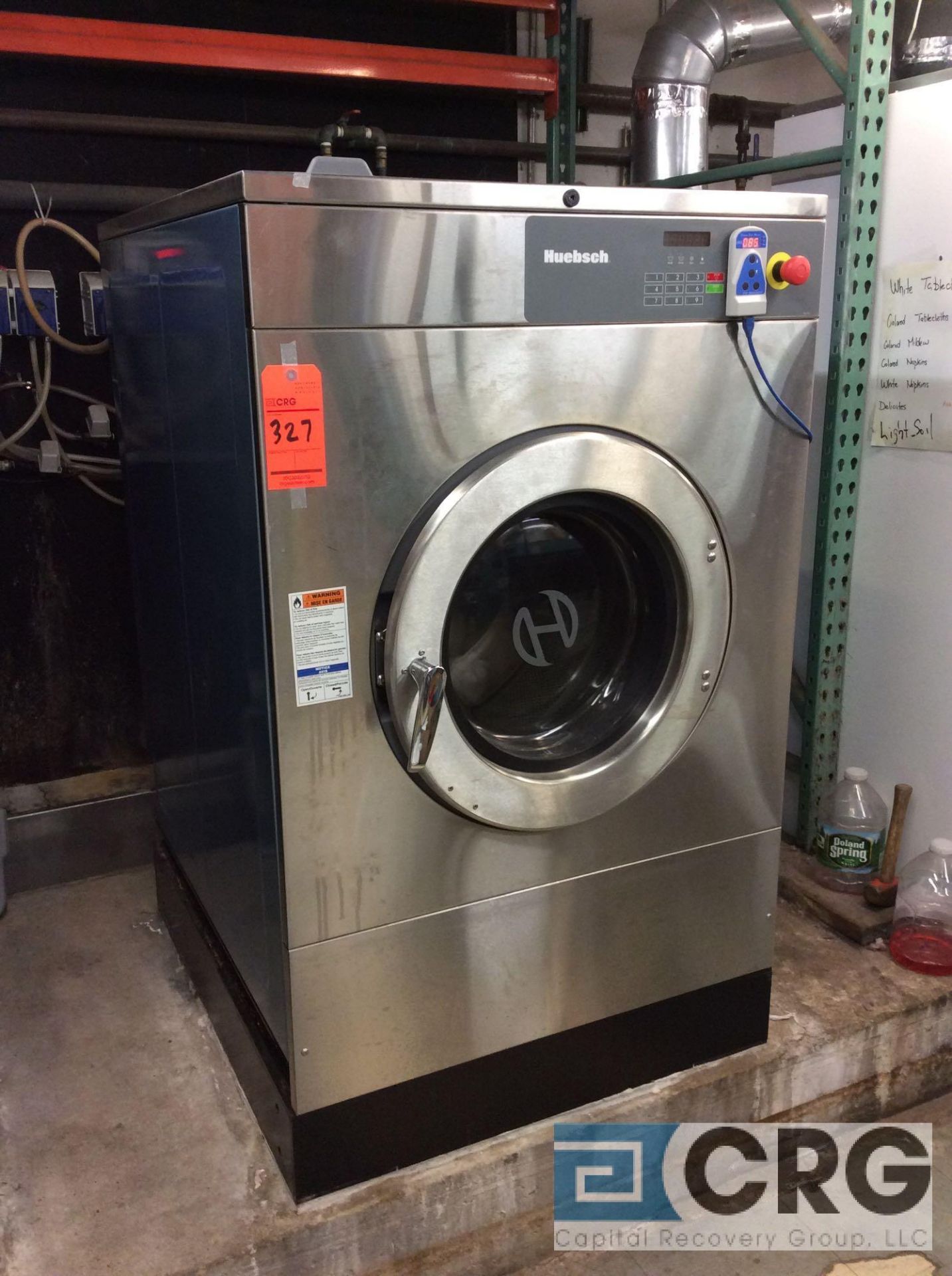 2019 Huebsch HCT060 commercial stainless steel washing machine, 60 lb capacity, sn 1904033477