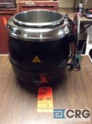 Lot of (2) soup kettles , max capacity 10.5 qts, 9 in. diameter