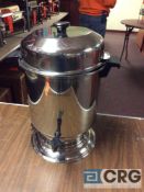 Lot of (2) 55 cup stainless steel coffee maker