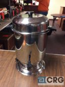 Lot of (3) 55 cup stainless steel coffee maker