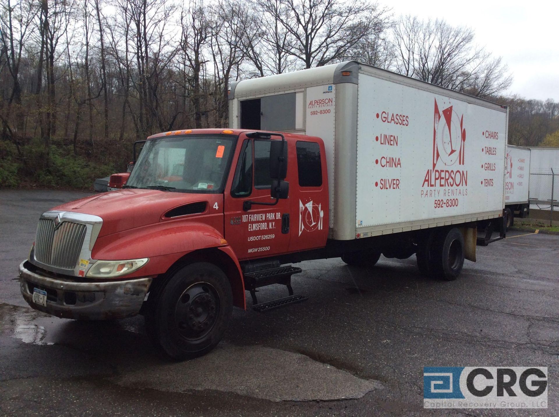 2006 International 20' box truck w/Extended Cab, DT466 ENGINE, A/T, Vinyl interior, Morgan 20' box