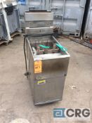 Pitco Sir Lawrence 40C portable propane gas 2-basket frialator