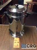 Lot of (2) 55 cup stainless steel coffee maker