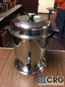 Lot of (2) 36 cup stainless steel coffee maker