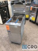 Pitco 35CS portable propane gas 2-basket frialator