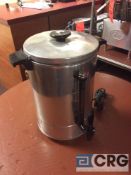 Lot of (4) 55 cup aluminum coffee maker