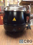 Lot of (2) soup kettles , max capacity 10.5 qts, 9 in. diameter
