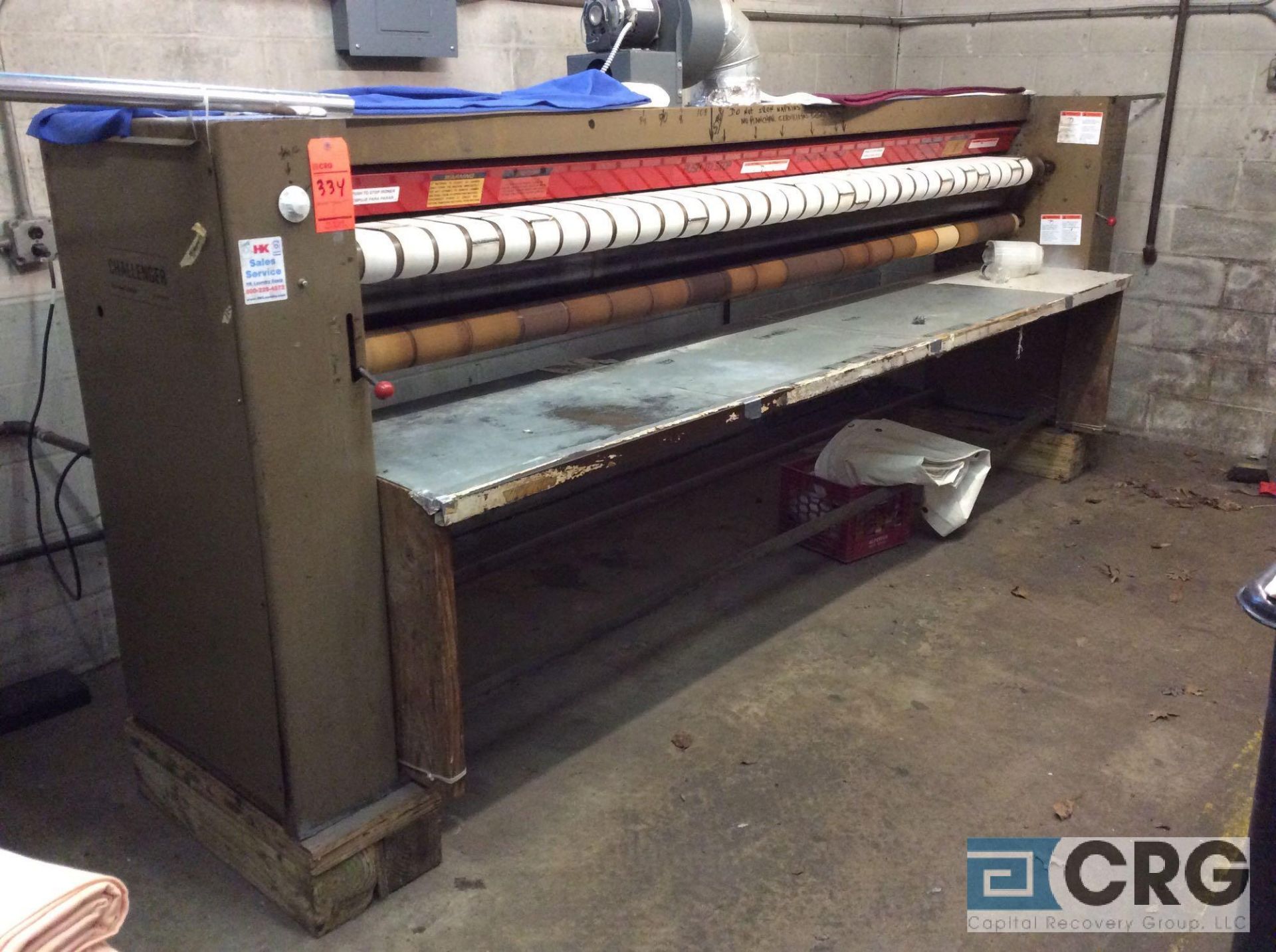 Challenger GF-1100-X120 11 feet flatwork ironer, 120,000 BTU, GAS, sn 11597 - Image 2 of 4