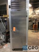 Traulsen m/n G12010 stainless steel reach in freezer, single door with right hinged door, commercial