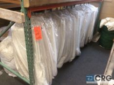 Lot of asst tent ceiling liners, pole drapes and leg drapes including (1) 6 ft. x 18 ft. Marquee