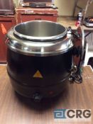 Lot of (2) soup kettles , max capacity 10.5 qts, 9 in. diameter