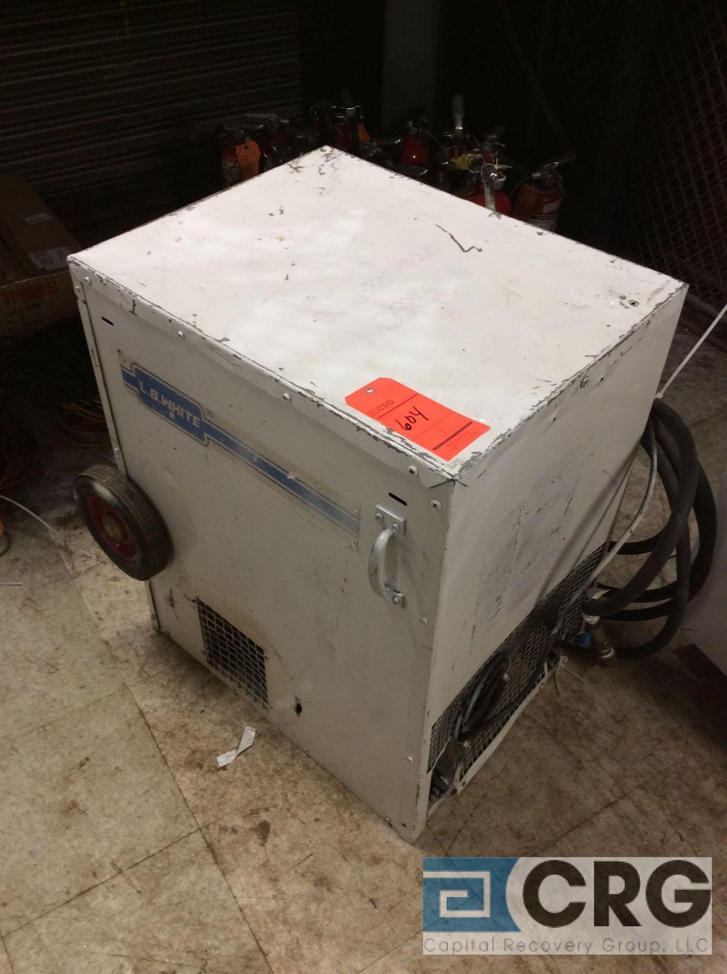 Lot of (2) L. B. White portable heating units,