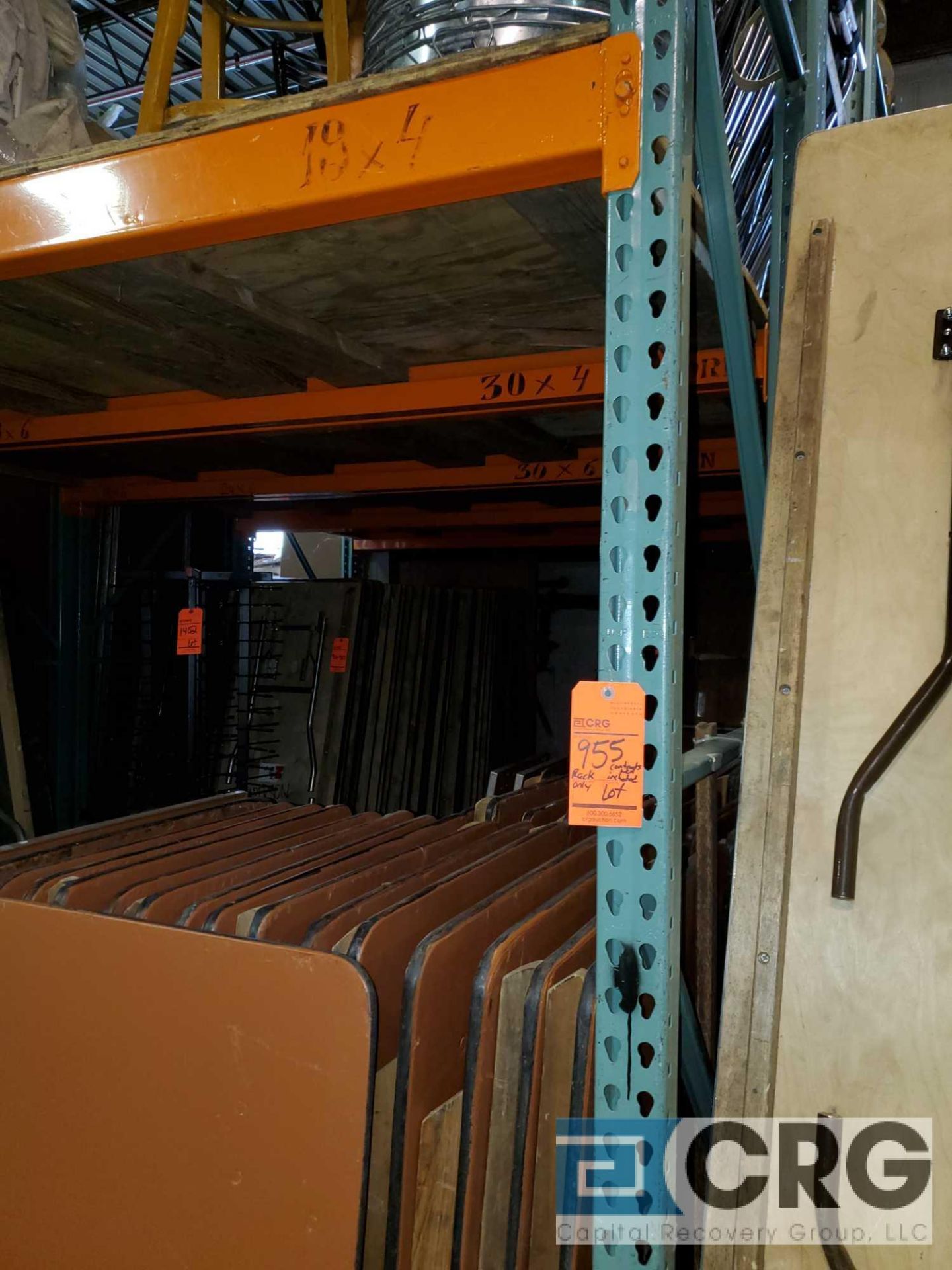 Lot consists of (19) sections of racking 10 ft x 8 ft x 48 in. (LATE PICK-UP REQUIRED) - Image 9 of 10