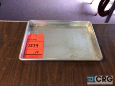 Lot of (10) 1/4 sheet pans