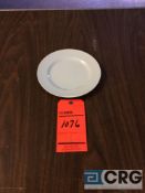 Lot of (1740) white pattern 7 in. salad plates - SUBJECT TO ENTIRETY BID