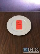 Lot of (331) white pattern 12 in. round buffet plate - SUBJECT TO ENTIRETY BID