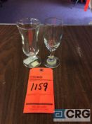 Lot of assorted glasses including (72) 5 oz. parfait glasses, and (108) 5 oz. whiskey sour glasses