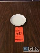 Lot of (732) white pattern (COUPE) 6 in. round bread and butter plates - SUBJECT TO ENTIRETY BID