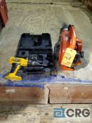 Lot consists of (1) DeWalt 14.4 volts cordless drill, DW990, 1/2 in. drive and (1) ECHO gas