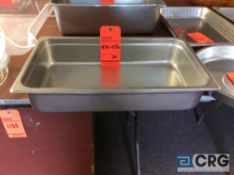 Lot of (20) stainless steel 12 in. x 20 in. x 4.5 in. deep ,insert pans