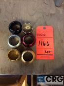 Lot of assorted napkin rings including (207) silver plated, (145) gold lacquer; (108) silver