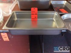 Lot of (20) stainless steel 12 in. x 20 in. x 4.5 in. deep insert pans