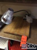 Lot of (2) 16 X 24 inch carving stations with heat lamp