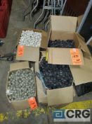 Lot consists of (296) assorted sets of metal table legs, (4500) approx. assorted rubber feet for