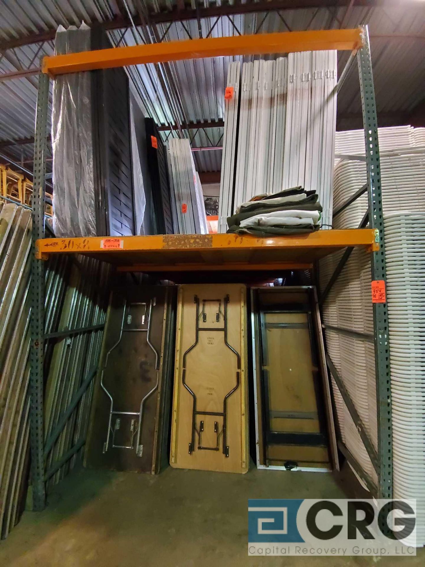 Lot consists of (18) assorted sections of racking to include (12) 12 ft x 8 ft x 48 in., (3) 12 ft x - Image 7 of 9