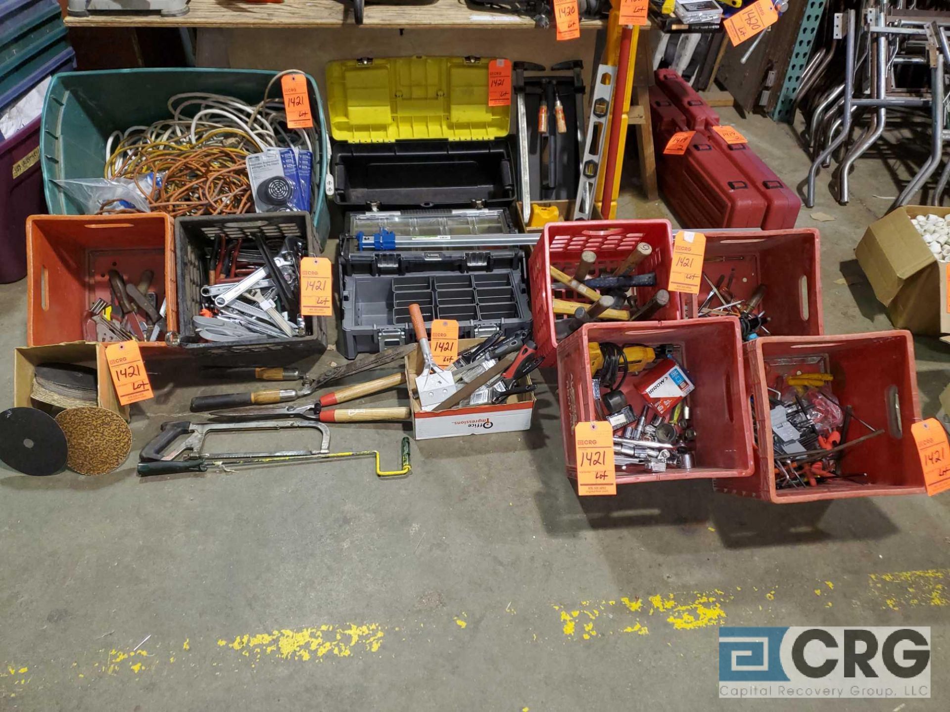 Lot consists of assorted hand tools to include wrenches, hammers, screwdrivers, sockets, (1) - Image 5 of 5