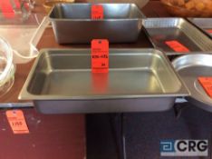 Lot of (20) stainless steel 12 in. x 20 in. x 4.5 in. deep ,insert pans