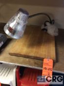 Lot of (2) 16 X 24 inch carving stations with heat lamp