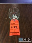 Lot of (852) 16.5 oz. stemless red wine glasses, with (54) racks, add'l $5 fee per rack