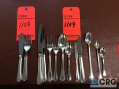 Lot of silver pattern silver plated flatware including (816) dinner forks, (684) dinner knives, (