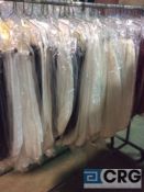 Lot of (84) WHITE drapes