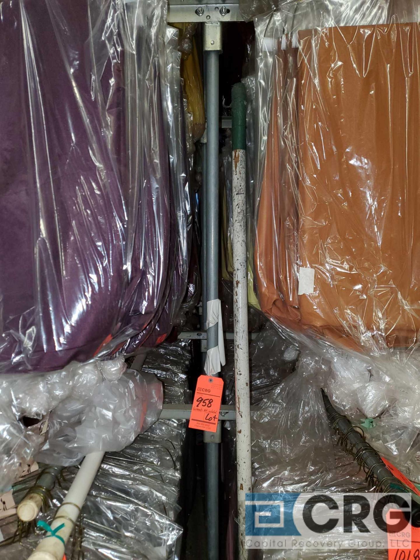 Lot consists of assorted sections of garment pipe racking, (LATE PICK-UP REQUIRED) - Image 5 of 8