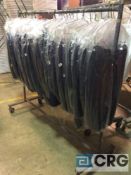 Lot of (82) BLACK drapes