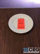 Lot of (1404) white pattern 10 in. round dinner plates - SUBJECT TO ENTIRETY BID