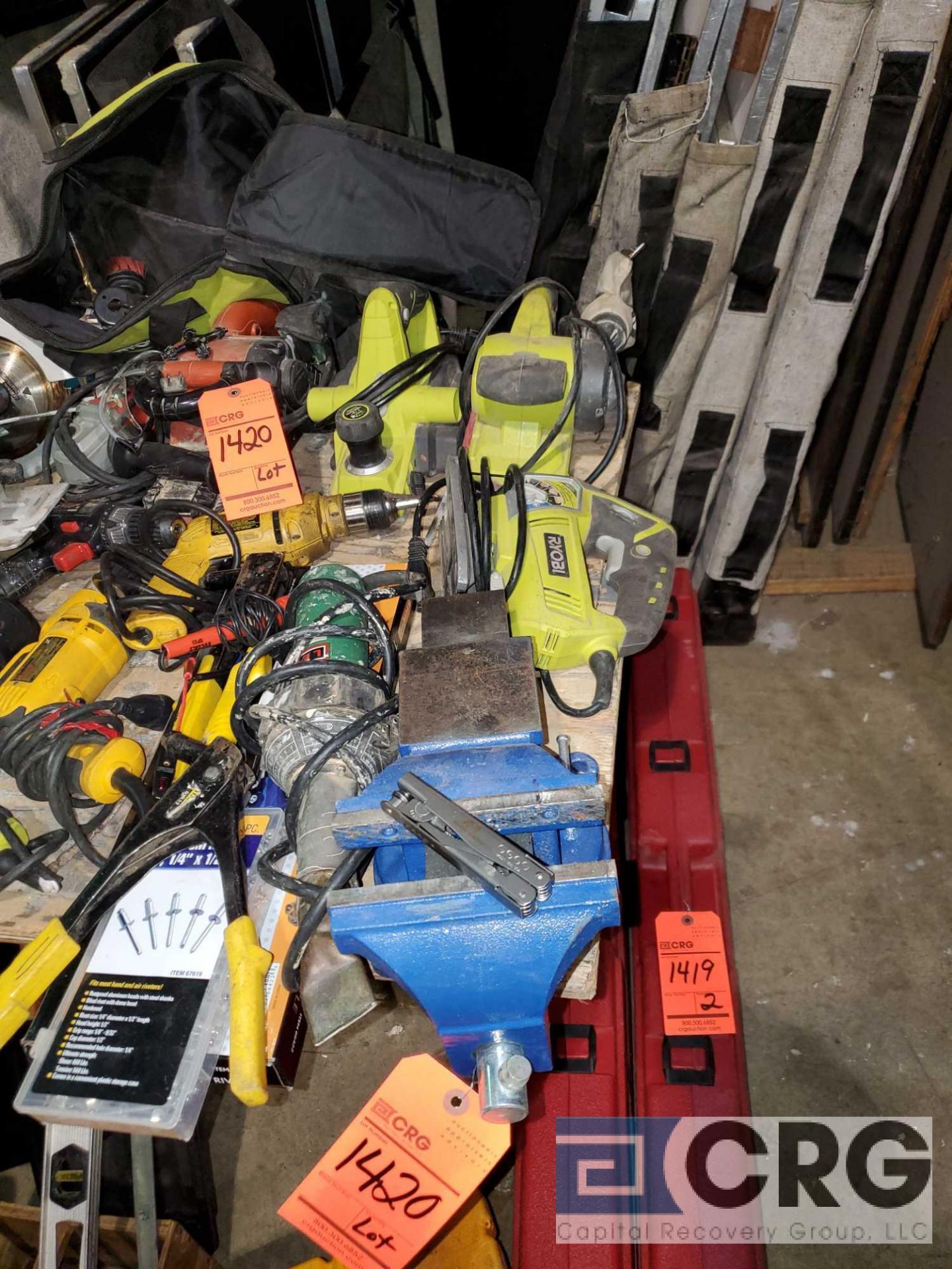 Lot consists of assorted power tools to include, DeWalt 7 1/4 in. circular saw DW364, Makita 7 1/4 - Image 5 of 5