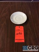 Lot of (60) white pattern (COUPE) white boullion saucers - SUBJECT TO ENTIRETY BID