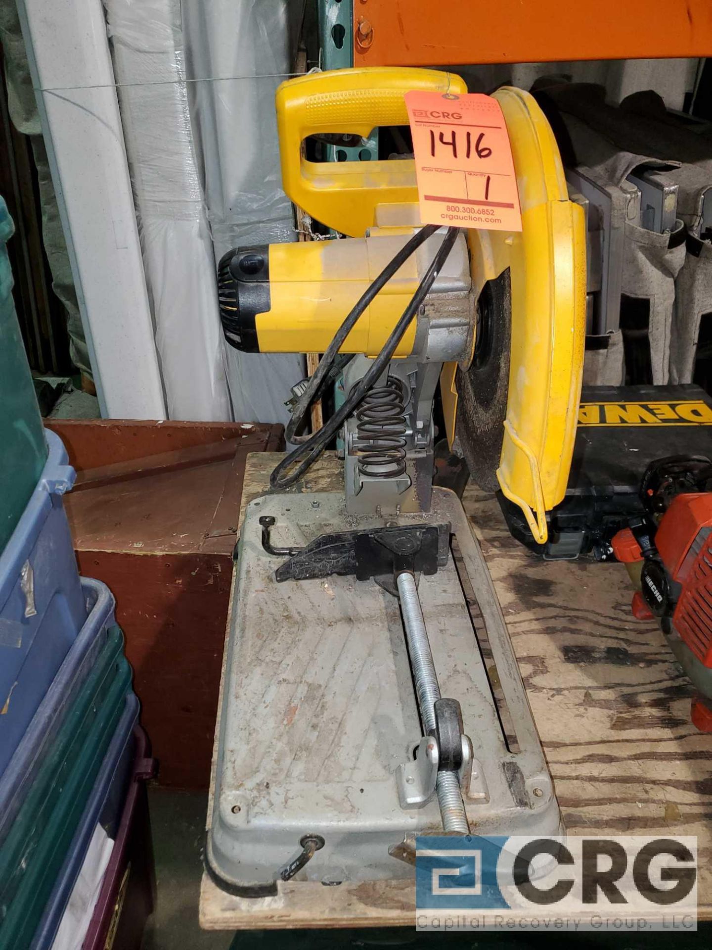 Dewalt 14 in. chop saw D28715 - Image 3 of 3