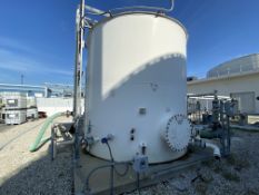 10' diameter X 10' high10,000 USG carbon steel water storage tank, front manway, Rosemont digital