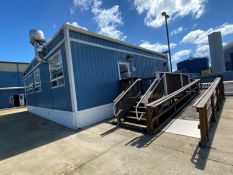 2013 24' X 48' portable building (office building) on steel skids, ADA compliant bathroom, (3)