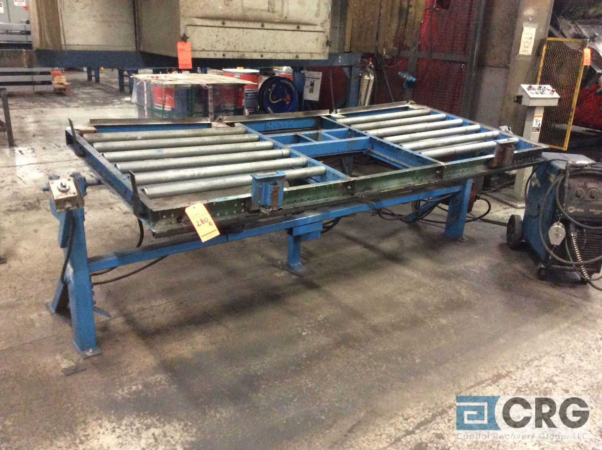 4 X 9 feet fabricated pneumatic tilt table