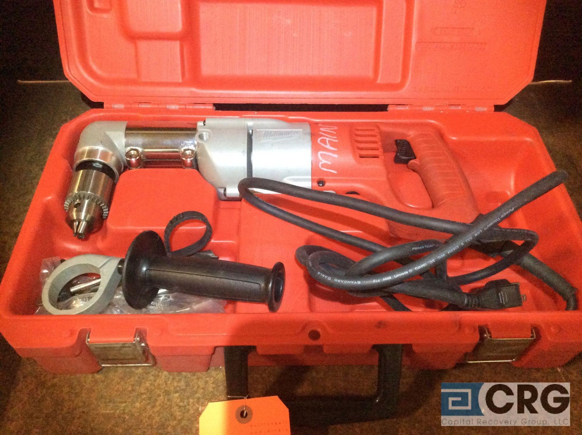 Milwaukee 1/2 inxh heavy duty right angle drill with case (LIKE NEW CONDITION) - Image 2 of 2